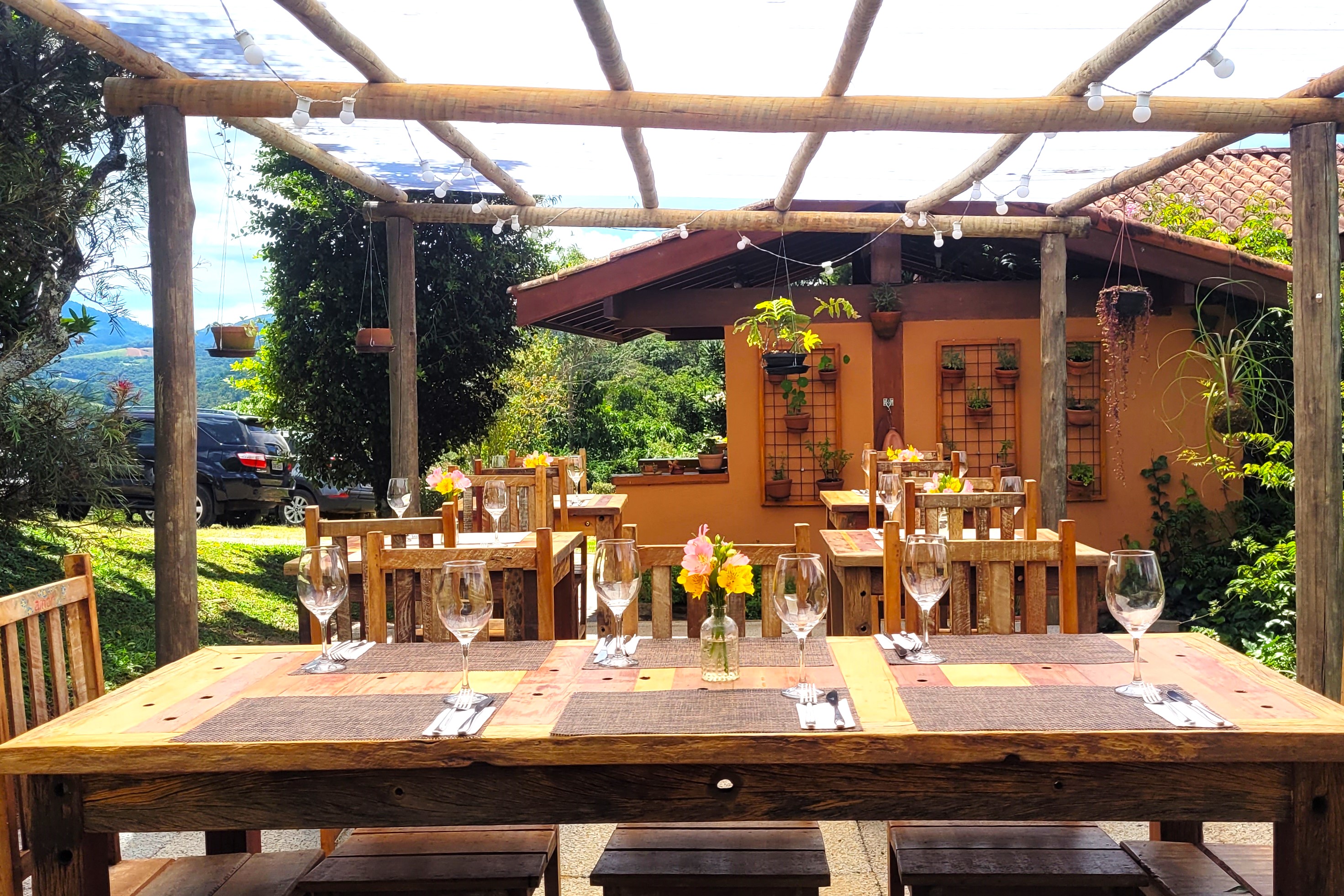 Área petfriendly - Restaurante Sauá - Gastronomia da Mantiqueira, Gonçalves, MG